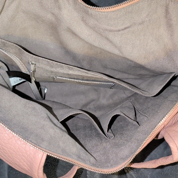 Vince Camuto Convertible Lamb Leather Pleated Tote - Steph bag - Picture 7 of 8